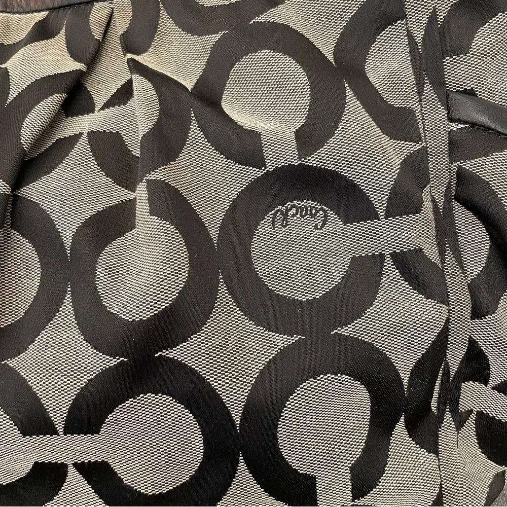 COACH Parker Op Art Slouchy Hobo Bag - Gray/Black/Silver 13427 - Picture 3 of 14